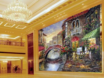 上海欧式典雅壁画OS825004效果图